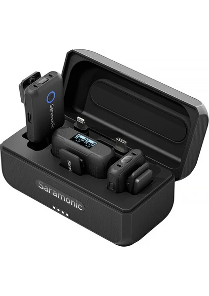 Saramonic Blink 500 B2+ Kablosuz Yaka Mikrofonu 2 Kişilik Çok Yönlü Mikrofon Özellikli